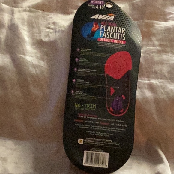 🖤Just In !! NWT “ AVIA “ Womens Size 6–10
Orthotic Insole / Heal Relief 🖤 - Picture 5 of 9
